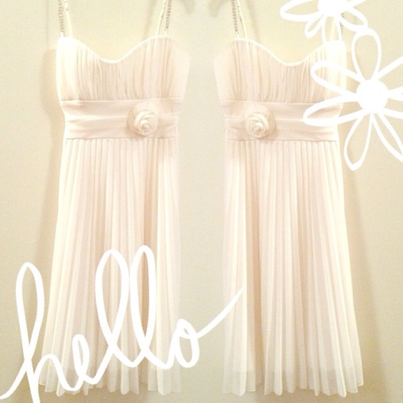 Dresses & Skirts - Beautiful pleated chiffon dress