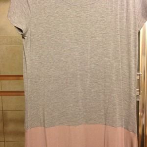 Gap XL Grey& Pink Maxi dress. NWT. Never worn.