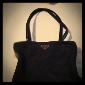 Authentic Prada  black vinyl bag Reduced!!❤❤❤🌺🌺