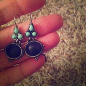 Earrings and anthropologie bracelet bundle.