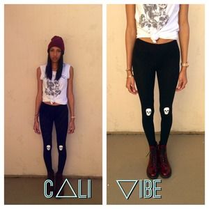 Skull Print leggings