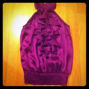 Rue 21 Shiny Purple Fashion top