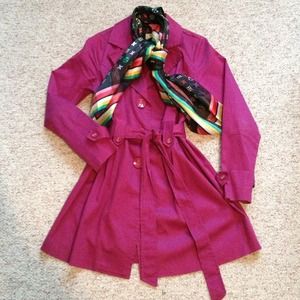 BUNDLED!!! trench coat/jacket and brown dress