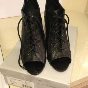 Jessica Simpson Constance wedge peep toe booties