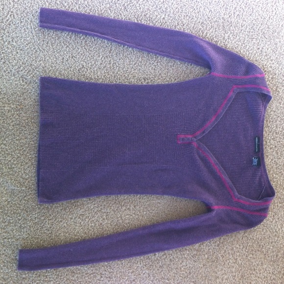 Victoria secret purple long sleeve top