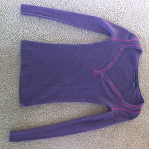 Victoria secret purple long sleeve top
