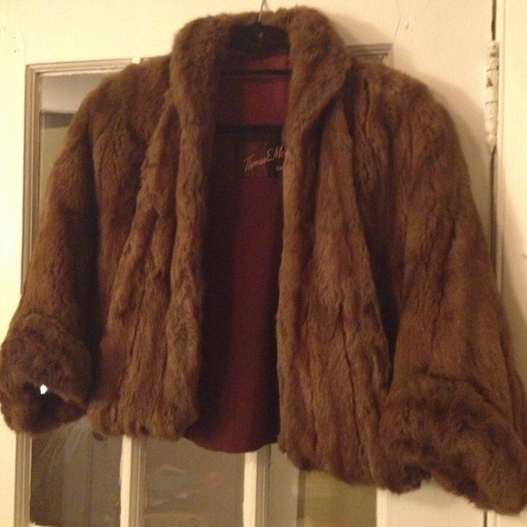❤Reserved❤ Vintage fur swing coat