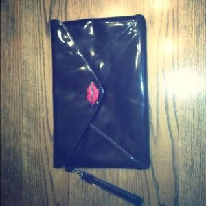 Black Clutch With Wrist Strap! 😊