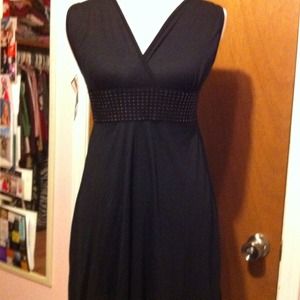 Traded::Black dress w silver detailing