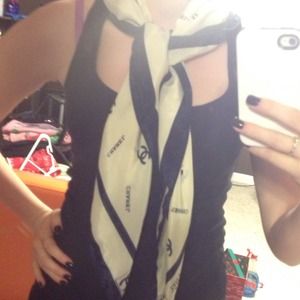 Vintage Chanel Silk Scarf