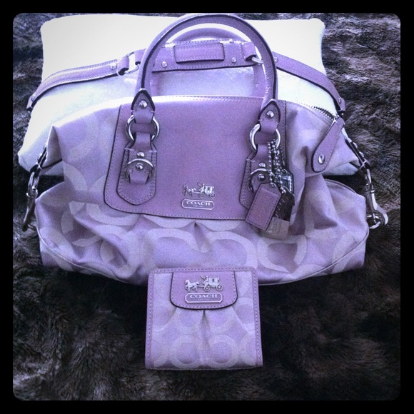 Authentic Coach purse with wallet