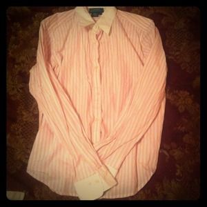 Ralph Lauren Oxford with pink and white stripes!