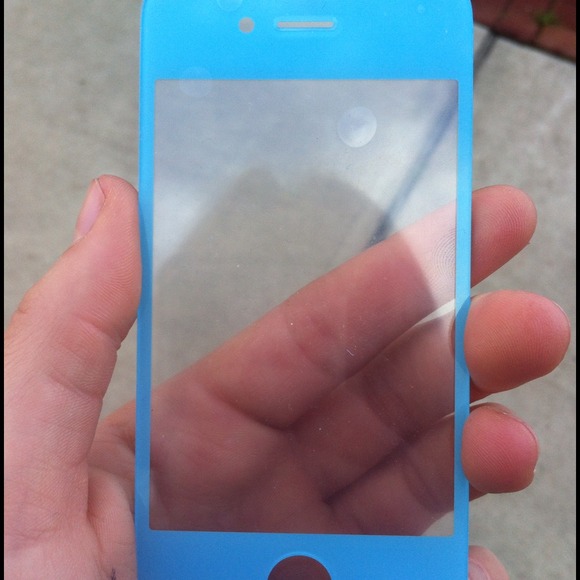 Baby Blue iPhone 4 front screen - Picture 1 of 3