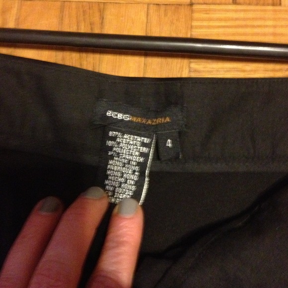 BCBG black tuxedo pants - Picture 2 of 3