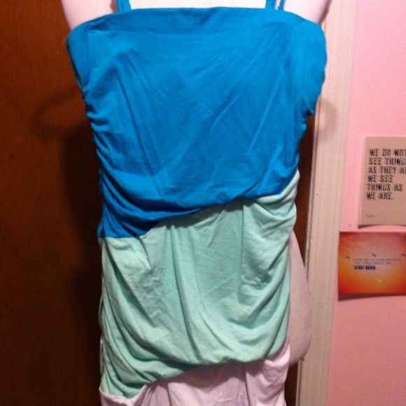 Tri colored dress