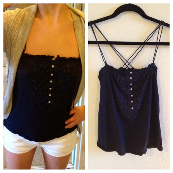 Navy Blue Top