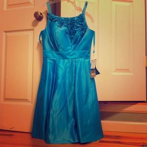 Blue brides maids dress/ formal