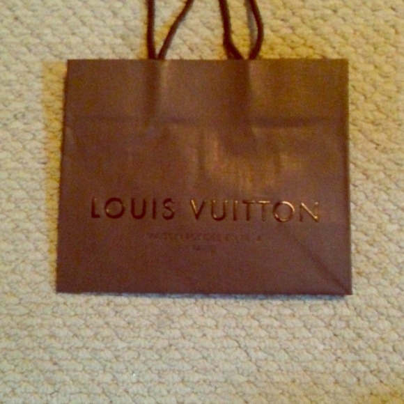 Authentic Louis Vuitton shopping bag!