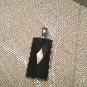 Silpada Black Pendant