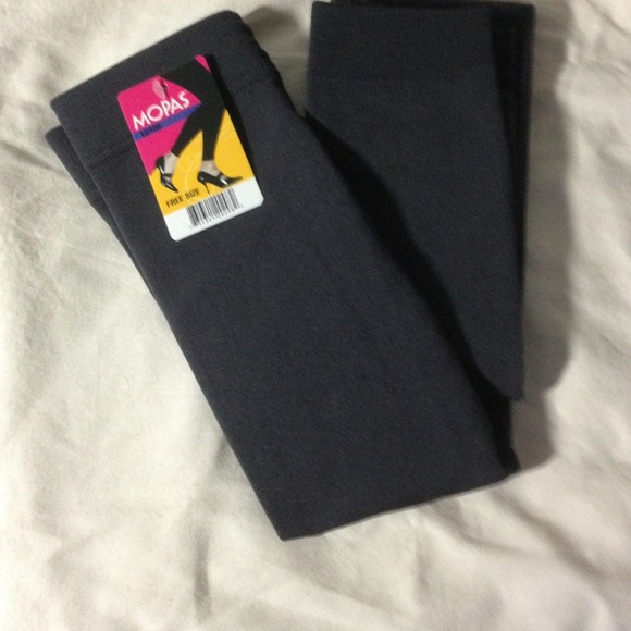 Gray Fleece Lined Leggings