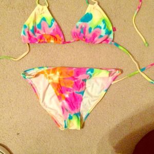 Tye dye swim suit