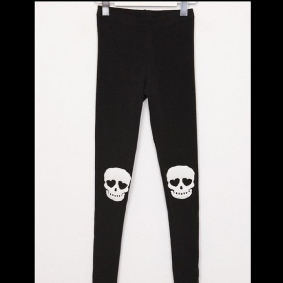 Pants - Skull Kneed Leggings