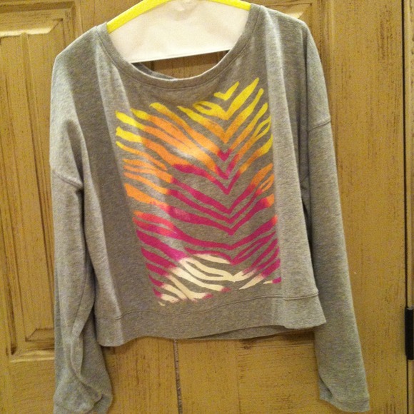SOLD*****+*Victoria secret pink zebra top!
