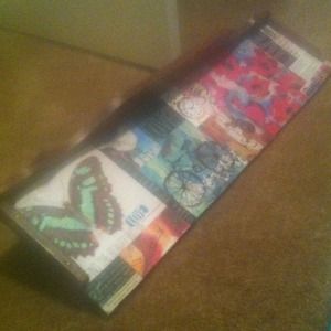 Decoupaged Shelf