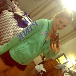 Green/blue/pink VS zip up!