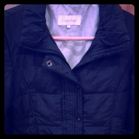 Calvin Klein black jacket.