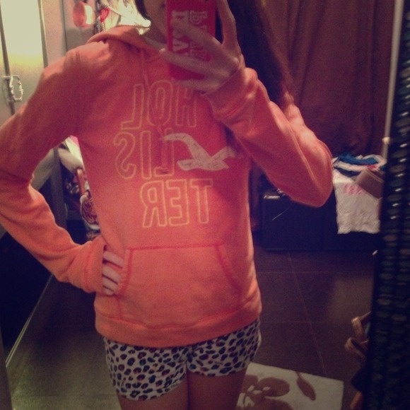 ❌❌TRADED❌❌Orange Hollister Jacket