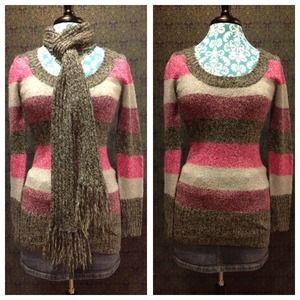 Sweater WITH matching scarf
