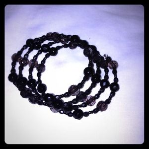 Black wrap bracelet