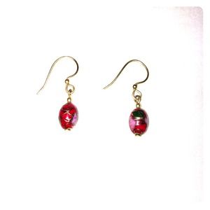 Gold plated earrings