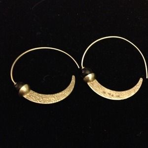 Modern-day hoop earrings