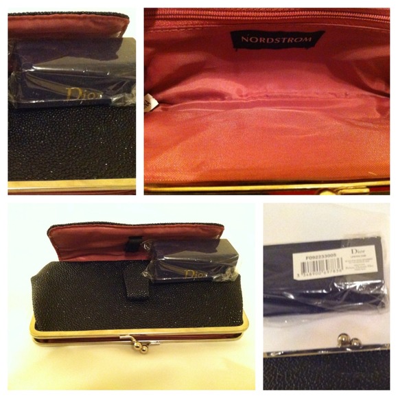 **SOLD**Makeup/Clutch and Dior Lipstick Case