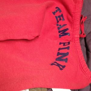 Bundle Vs crop sweatpants and long pink sweats