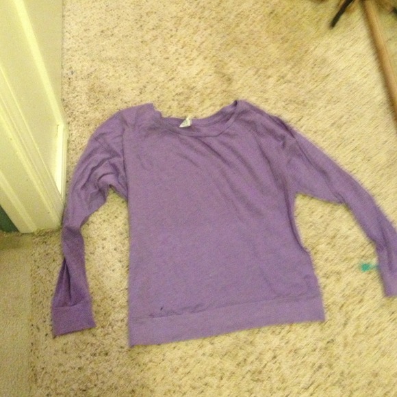 VS pink purple long sleeve