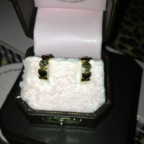 Juicy couture mini hoop earrings - Picture 1 of 1