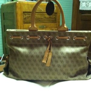 Authentic Dooney and Bourke signature bag