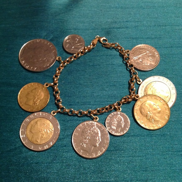 Italian coin bracelet