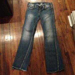 REDUCED😃 Silver Jeans   🌴No Trades🌴