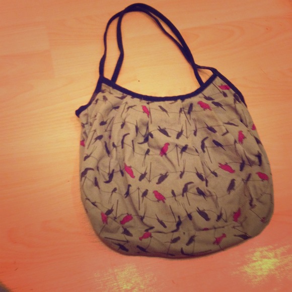 Cute bird printed purse