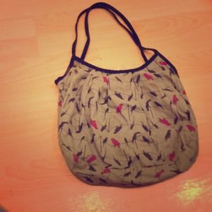 Cute bird printed purse