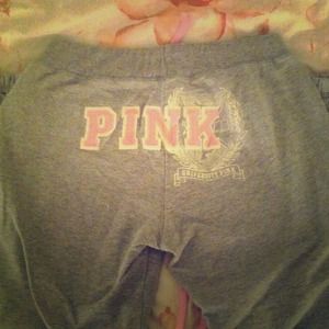 Pink capri sweats size small.