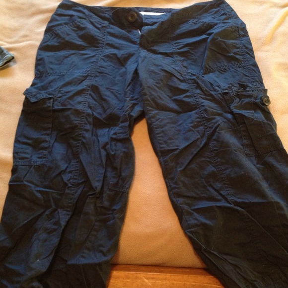Navy Blue Cargo CAPRIS