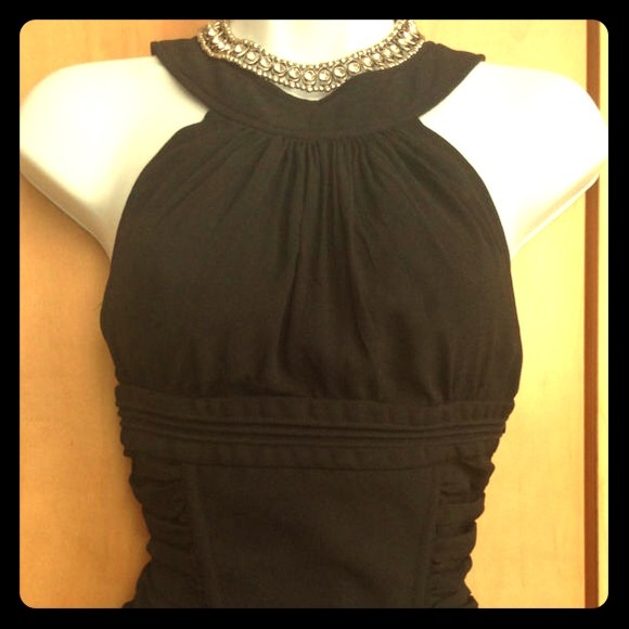 🚫SOLD🚫 Versace Gianni Auth Black Halter Top - Picture 1 of 4