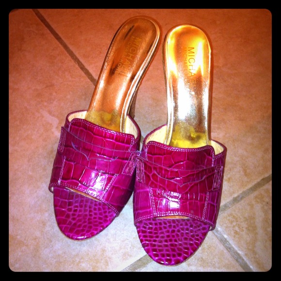 Pink Michael kors heels.