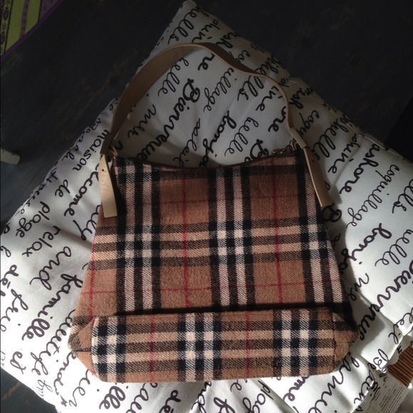 Burberry skirt and inspired bag