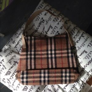 Burberry skirt and inspired bag